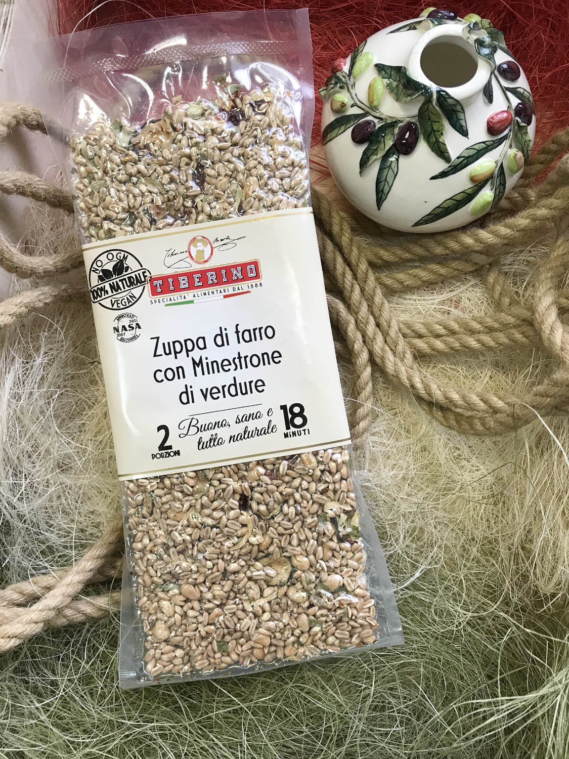 Суп итальянский из полбы и овощей. Купить интернет-магазине Olivaitalia