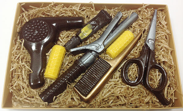 Набор фигурного шоколада "Парикмахер". Купить интернет-магазине Olivaitalia