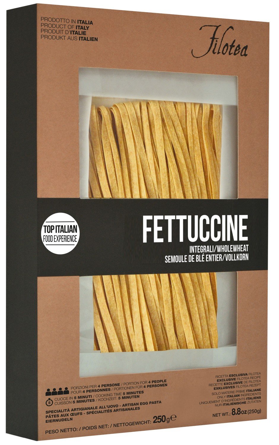 Паста Феттуччине из цельнозерновой муки. Купить интернет-магазине Olivaitalia