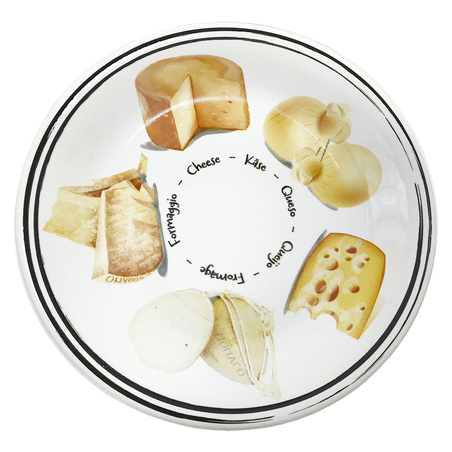 Тарелка, дизайн "Сырная тарелка", диаметр 27см