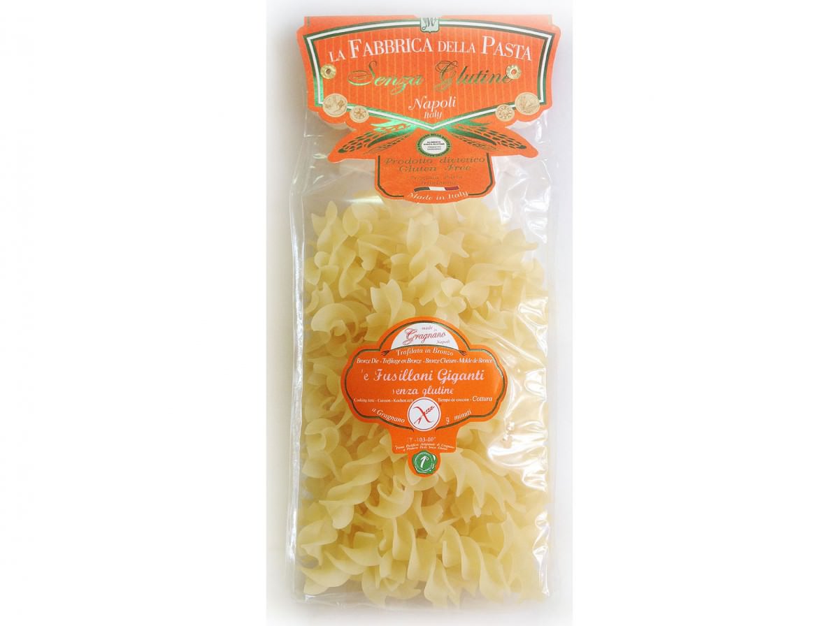 Паста Фузиллони без глютена. Купить интернет-магазине Olivaitalia