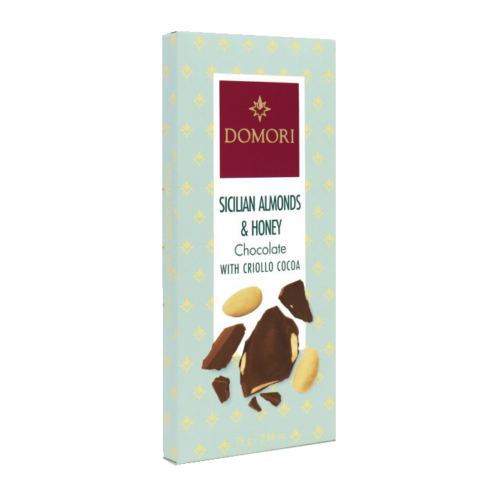 Шоколад молочный с миндалем и медом. Купить интернет-магазине Olivaitalia