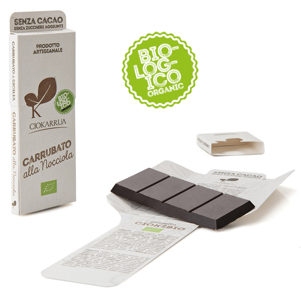 Шоколад из кэроба Био с фундуком