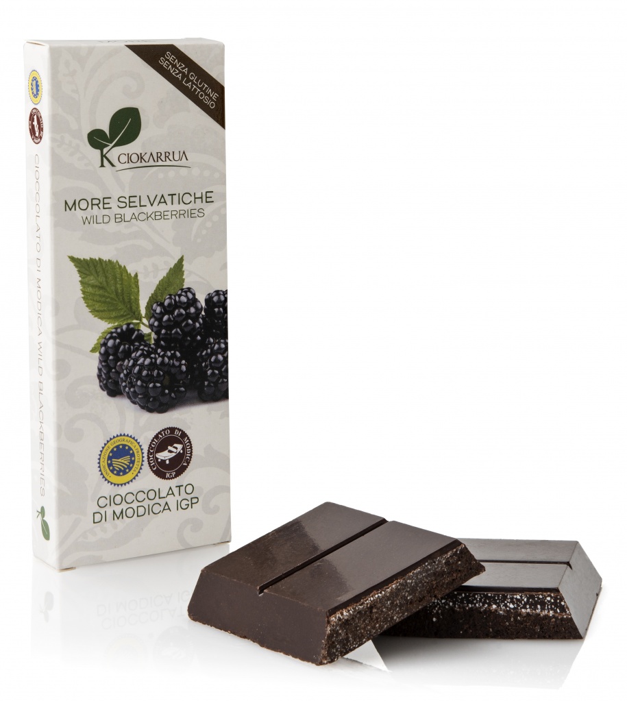 Шоколад с дикой ежевикой из Модики IGP