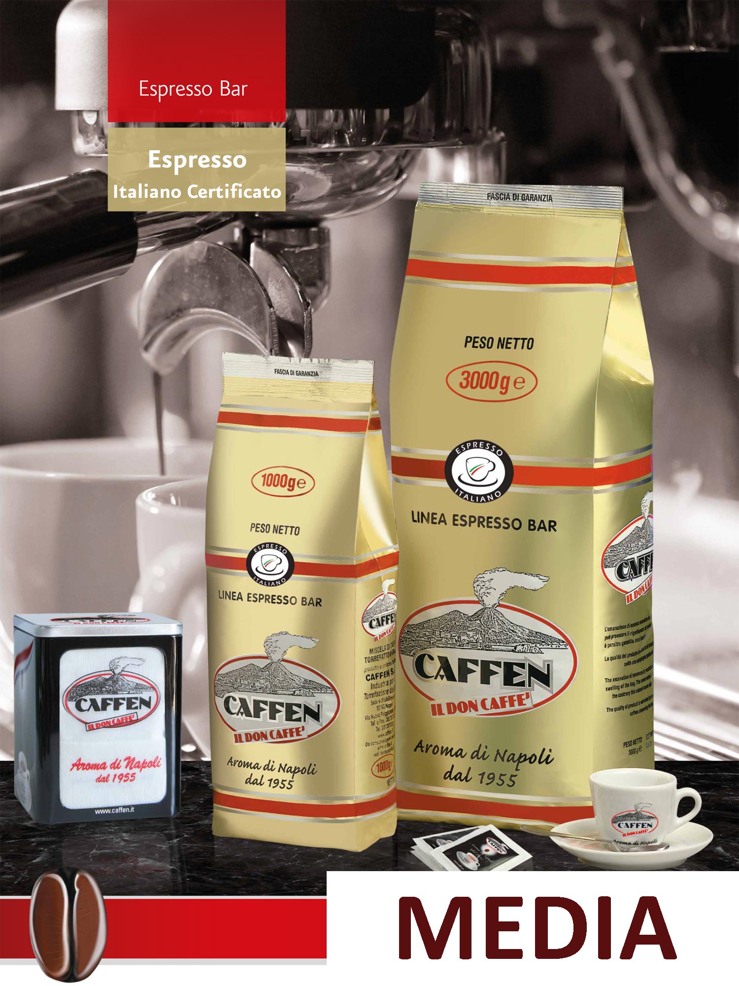 Кофе в зернах, бленд Maxima, средняя обжарка. Купить интернет-магазине Olivaitalia