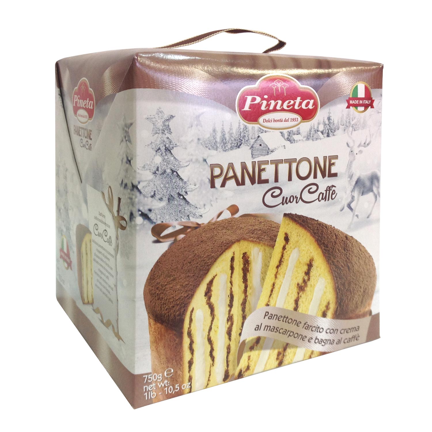 Панеттоне "Caffe" с кремом из кофе и маскарпоне