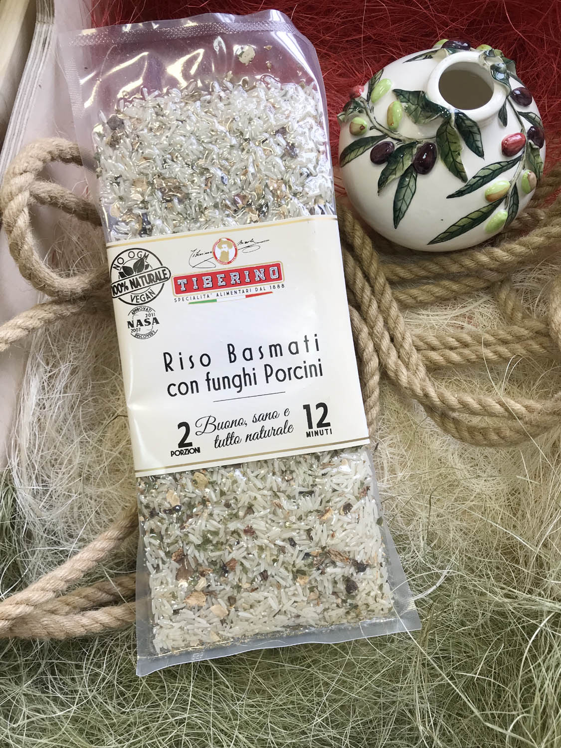 Рис басмати с белыми грибами