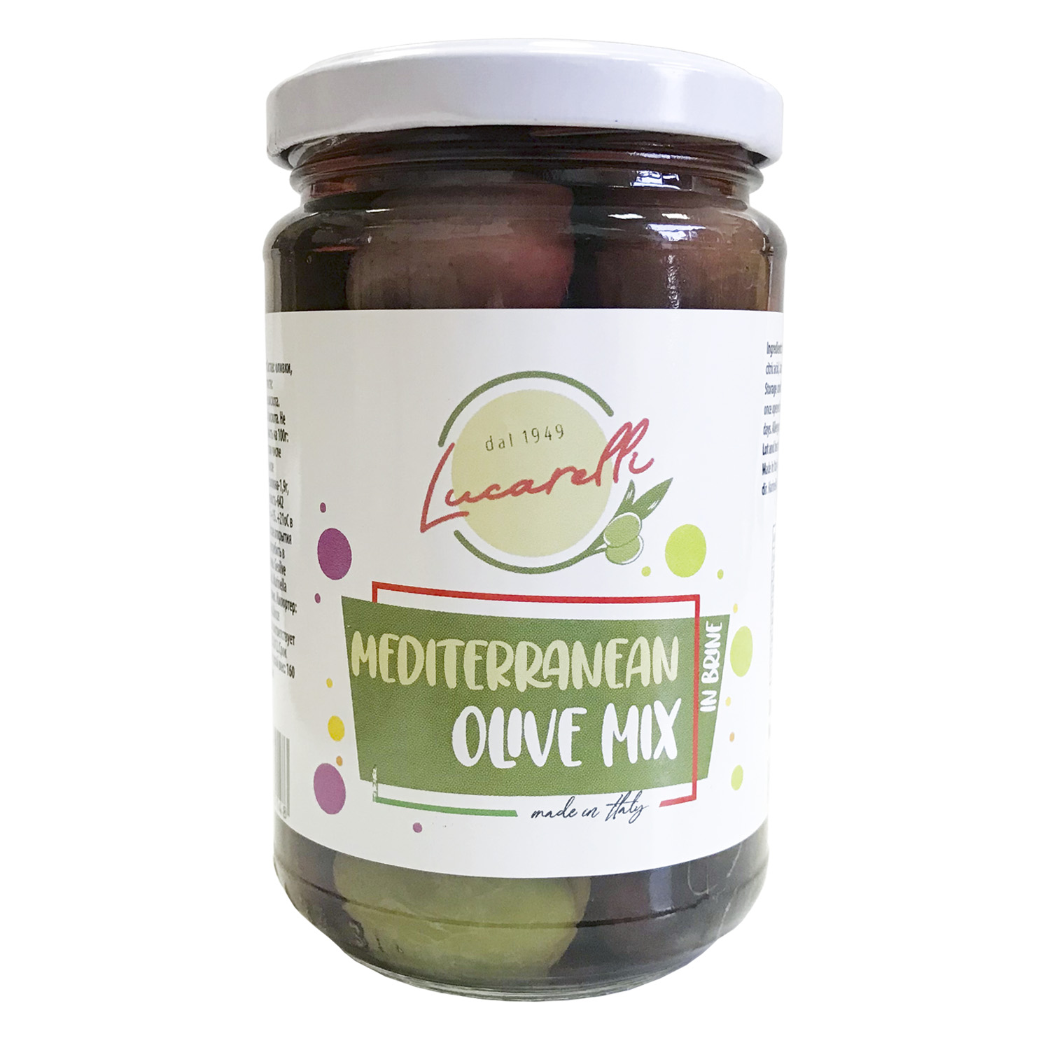 Микс из оливок средиземноморских сортов