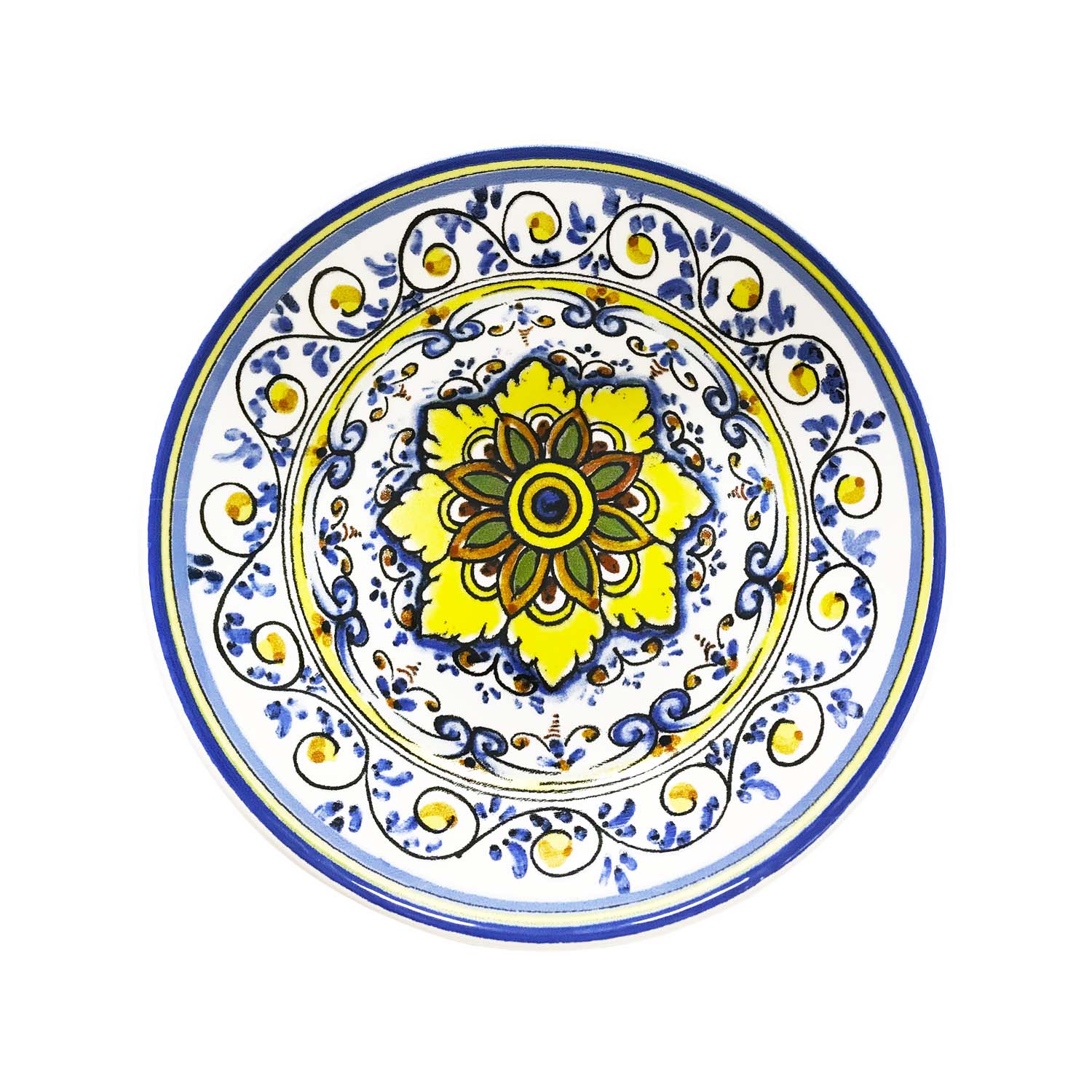 Тарелка дизайн "Равелло", диаметр 21см. Купить интернет-магазине Olivaitalia