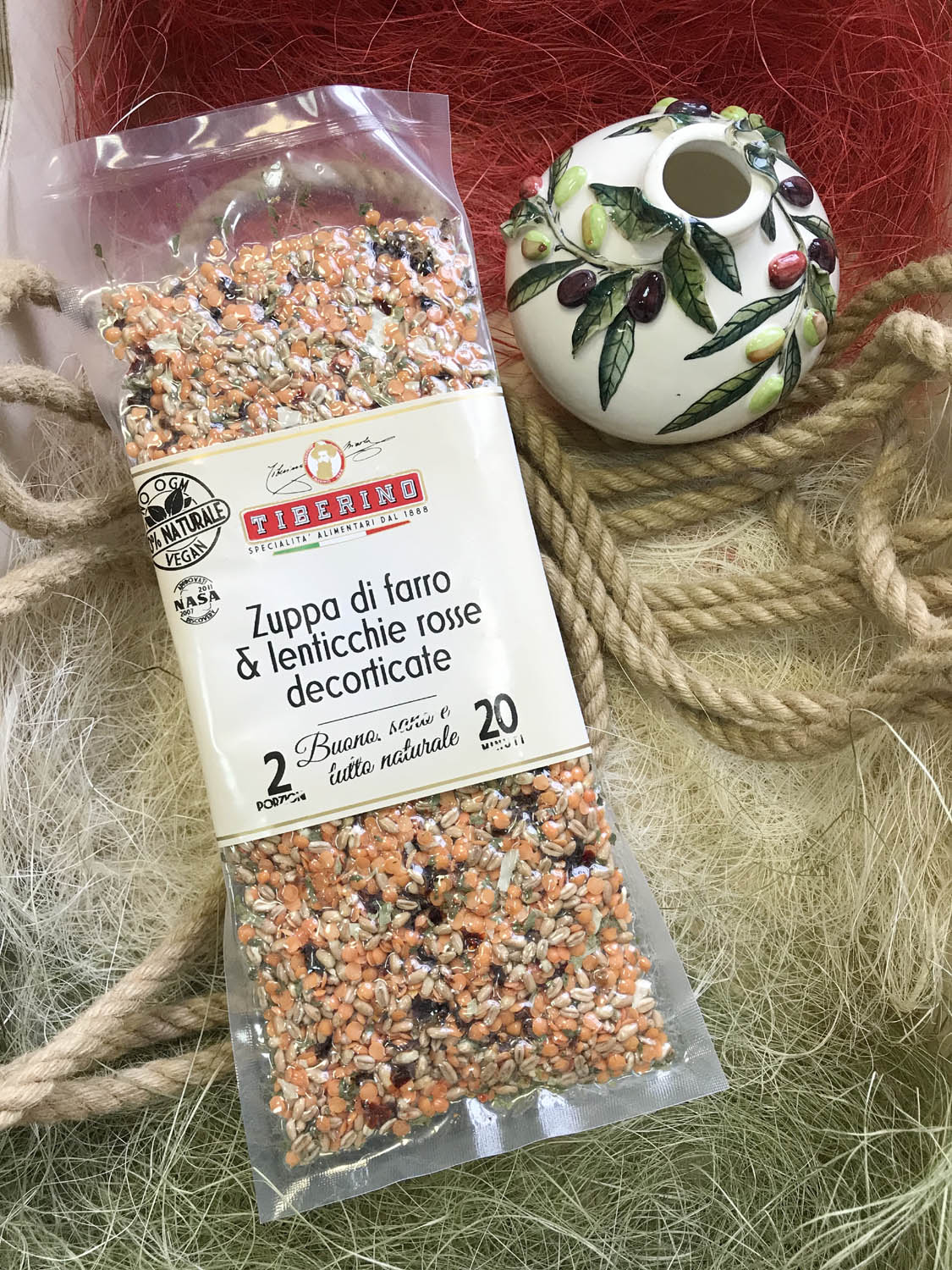 Суп итальянский из красной чечевицы. Купить интернет-магазине Olivaitalia