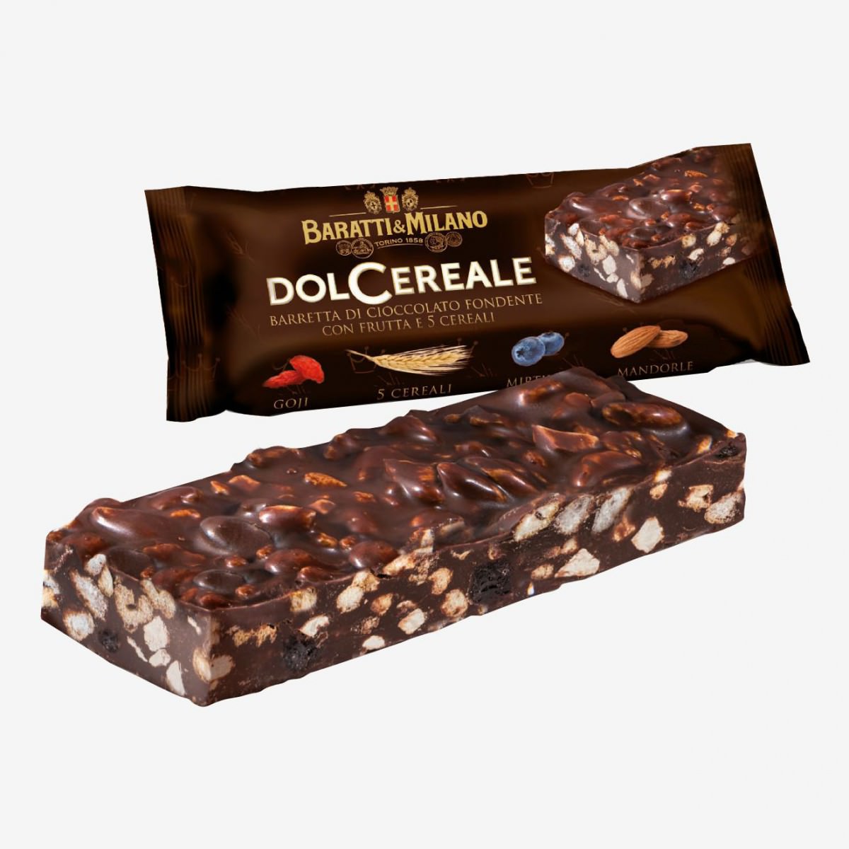 Батончик ДОЛЬЧЕРЕАЛЕ из горького шоколада 70%. Купить интернет-магазине Olivaitalia