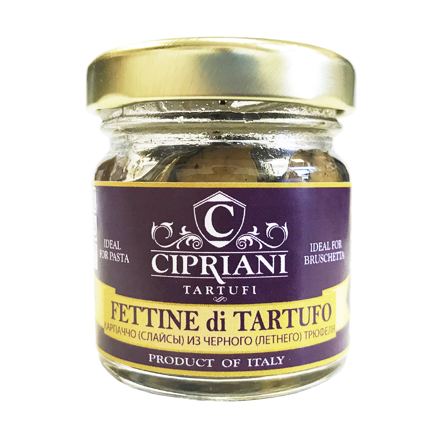 Карпаччо (слайсы) из черного (летнего) трюфеля. Купить интернет-магазине Olivaitalia