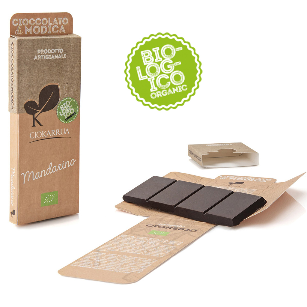 Сицилийский шоколад Био с мандарином IGP