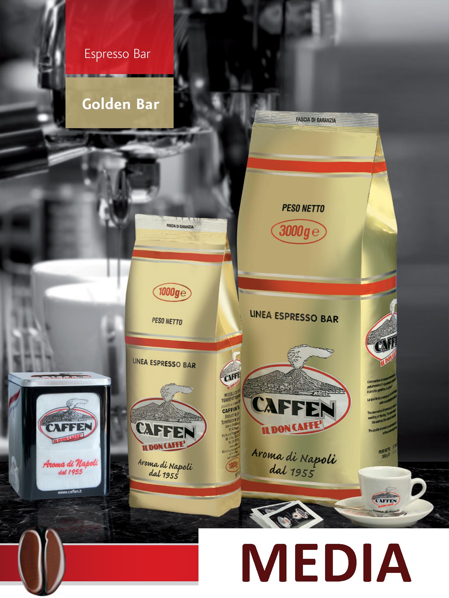 Кофе в зернах, бленд Delizia, средняя обжарка. Купить интернет-магазине Olivaitalia