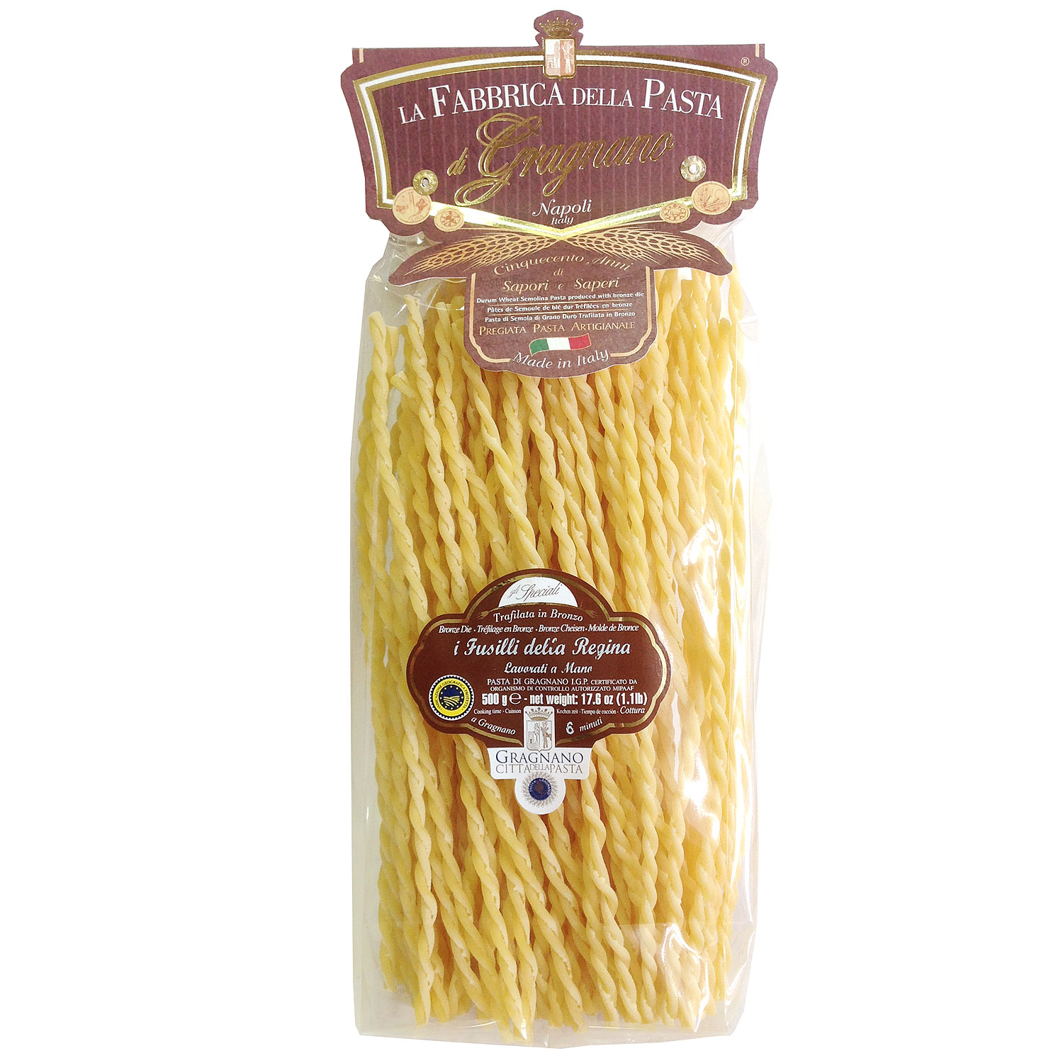 Паста Фузилли рифленые ручной работы. Купить интернет-магазине Olivaitalia