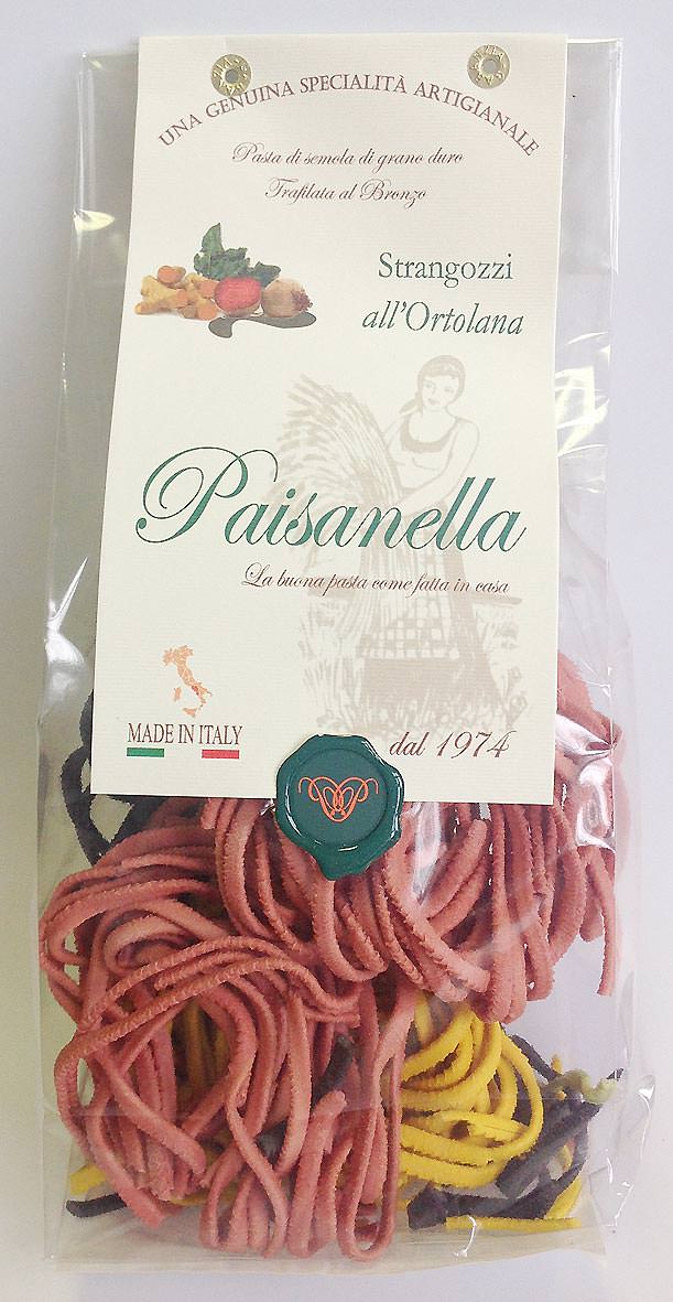Паста c "овощами с грядки" - Strangozzi, Paisanella, 500г
