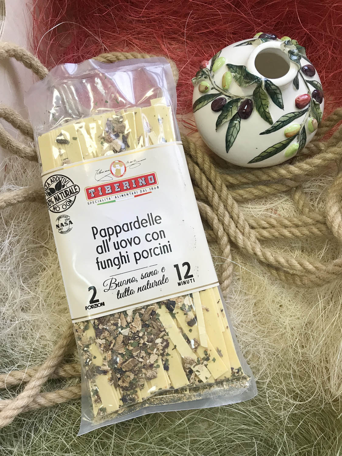 Паста паппарделле с белыми грибами. Купить интернет-магазине Olivaitalia