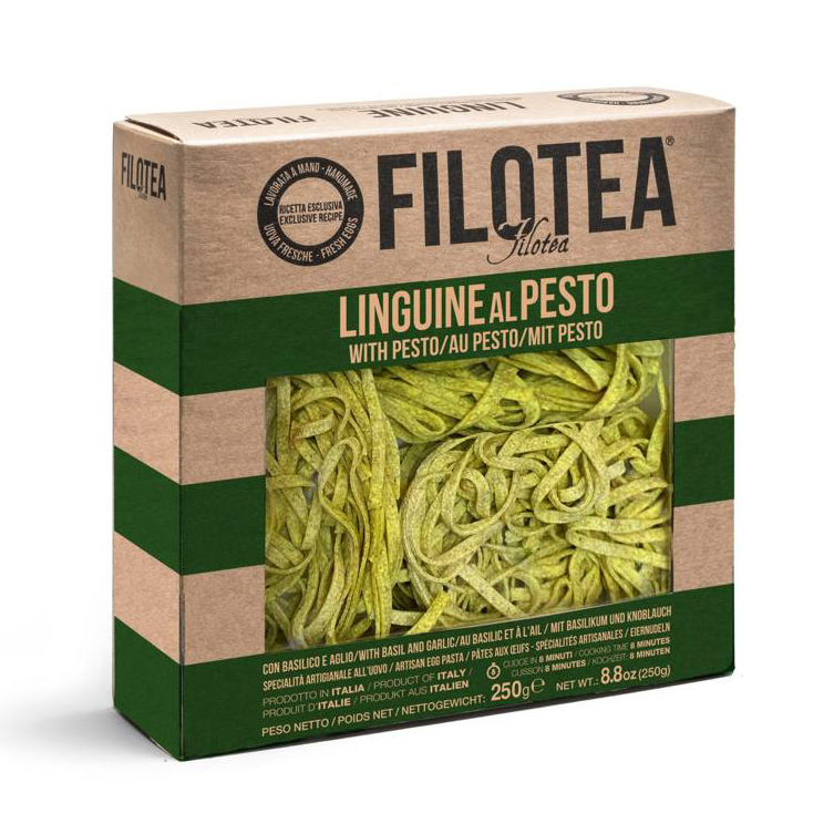 Паста Матассине Лингвине ручной работы с песто. Купить интернет-магазине Olivaitalia