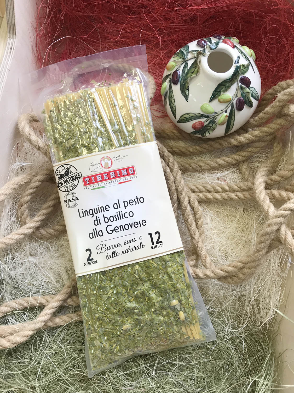 Паста лингвине с песто по-генуэзски. Купить интернет-магазине Olivaitalia
