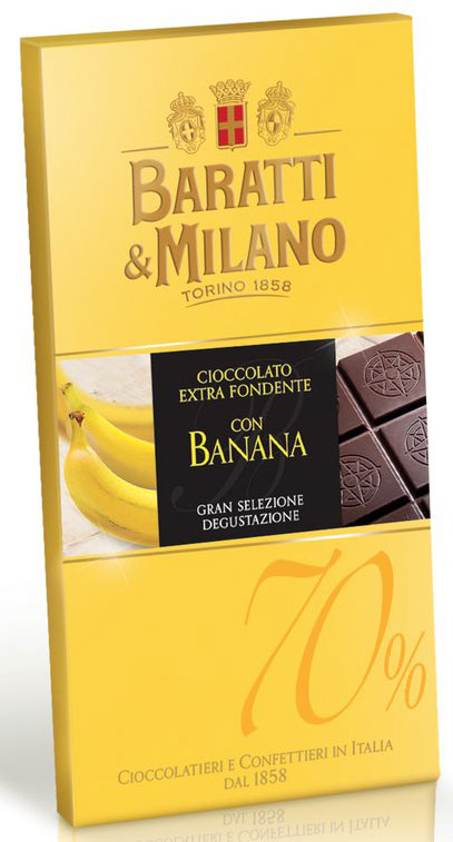 Шоколад горький с бананом 70%. Купить интернет-магазине Olivaitalia