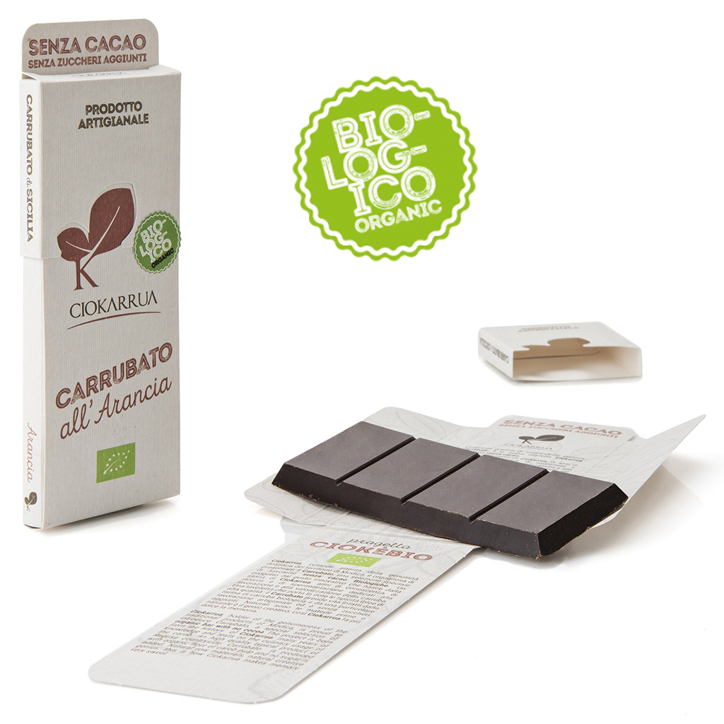 Шоколад из кэроба Био с апельсином. Купить интернет-магазине Olivaitalia