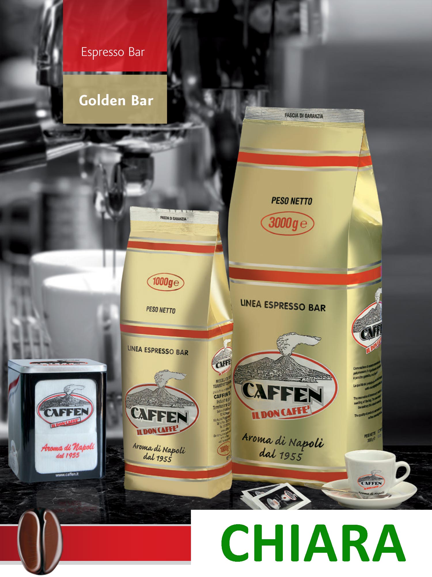 Кофе в зернах, бленд Delizia, светлая обжарка