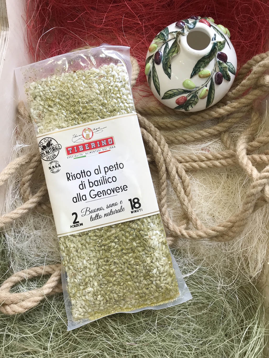Ризотто с песто по-генуэзски. Купить интернет-магазине Olivaitalia