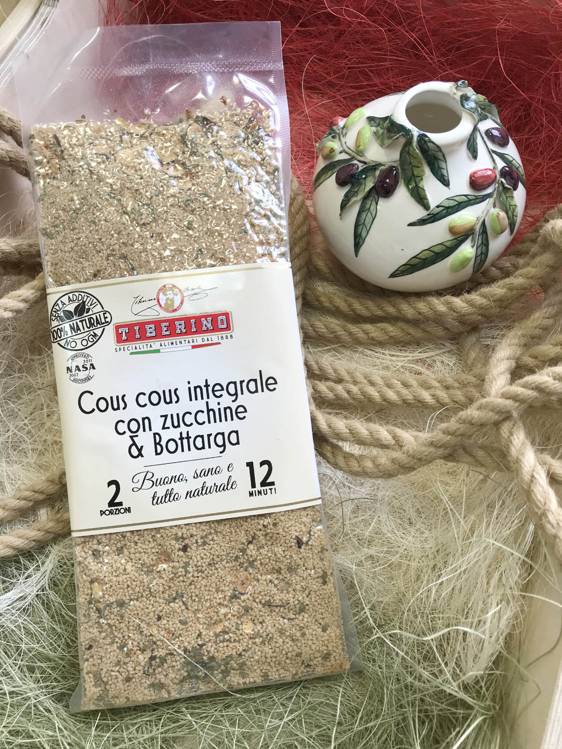Кускус по-сицилийски с цуккини и боттаргой. Купить интернет-магазине Olivaitalia