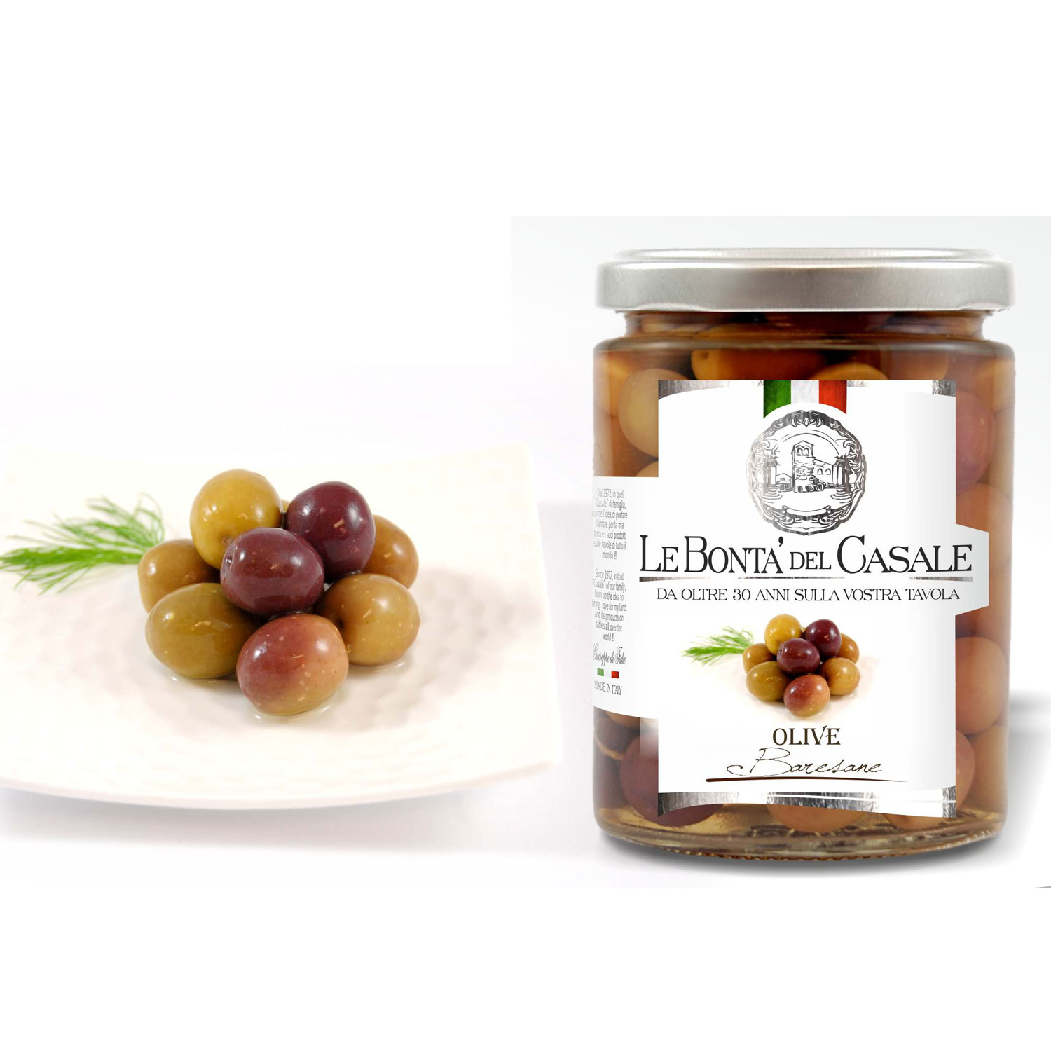 Оливки сорта "Барезана". Купить интернет-магазине Olivaitalia