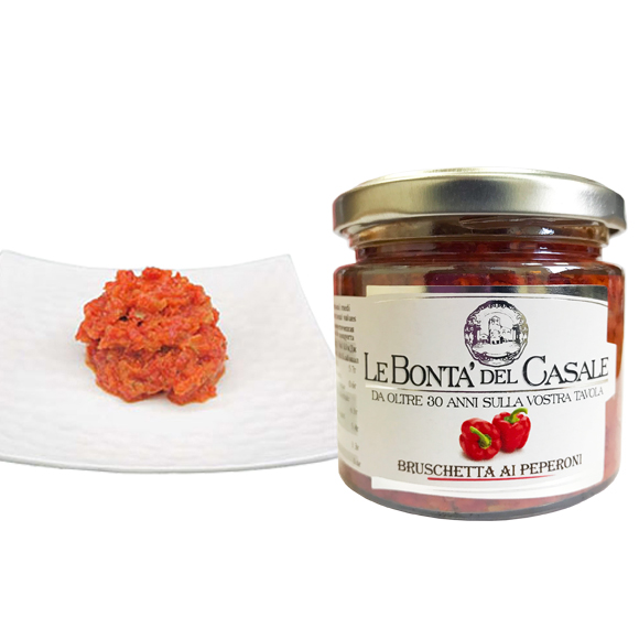 Брускетта из перцев