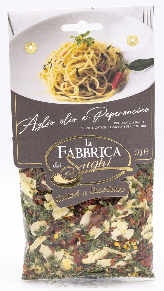 Приправа для соуса «Альо, ольо пеперончино». Купить интернет-магазине Olivaitalia