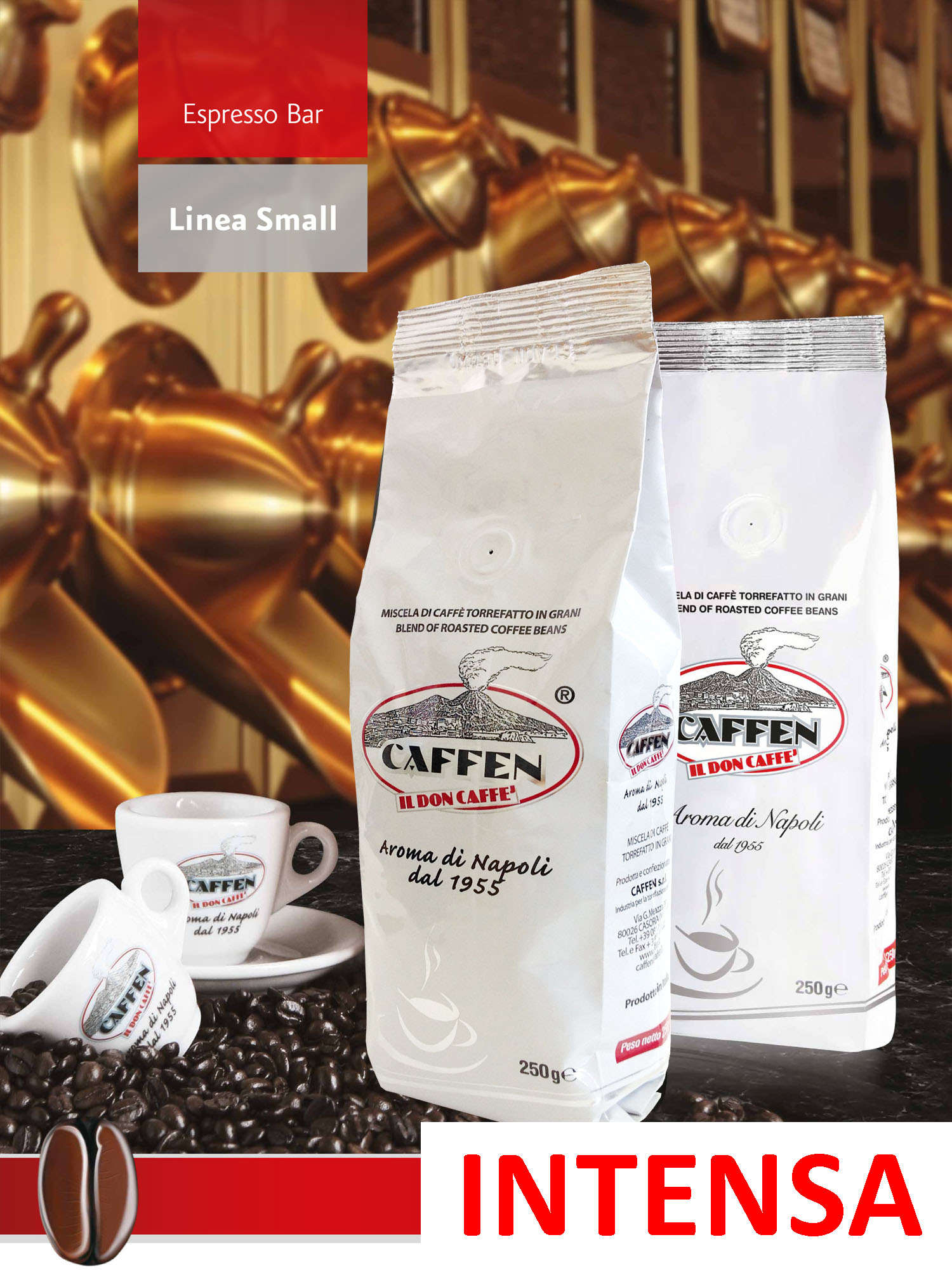 Кофе в зернах, бленд Napoli, интенсивная обжарка. Купить интернет-магазине Olivaitalia