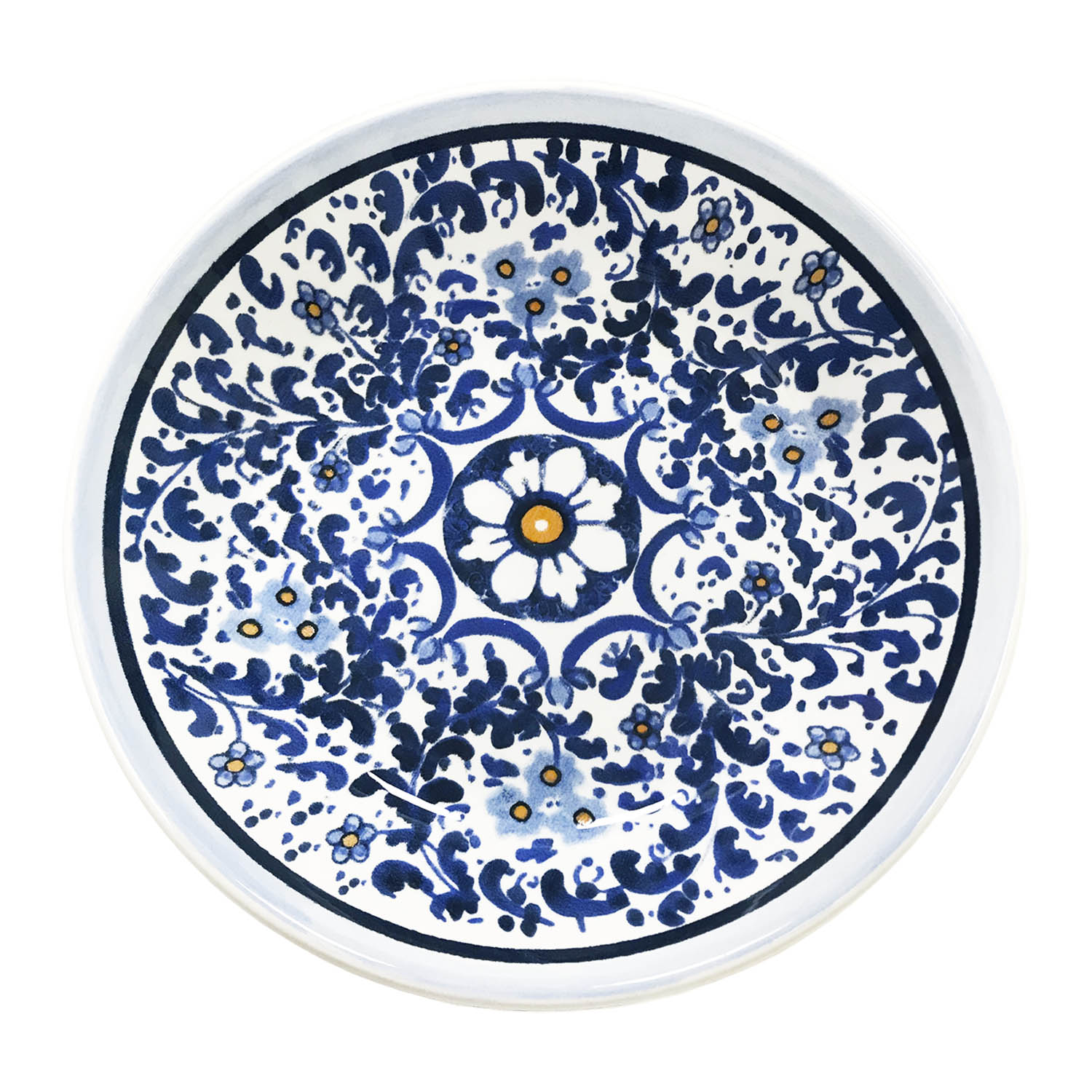 Тарелка (салатник) дизайн "Позитано", диаметр 25см