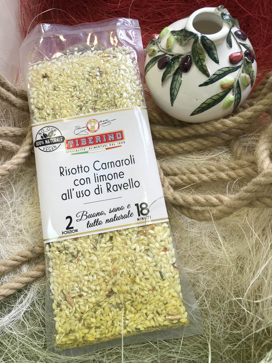 Ризотто «Равелло» с лимонной цедрой
