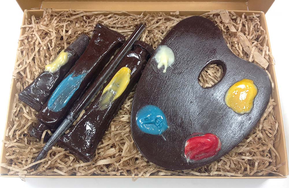 Набор фигурного шоколада "Художник". Купить интернет-магазине Olivaitalia