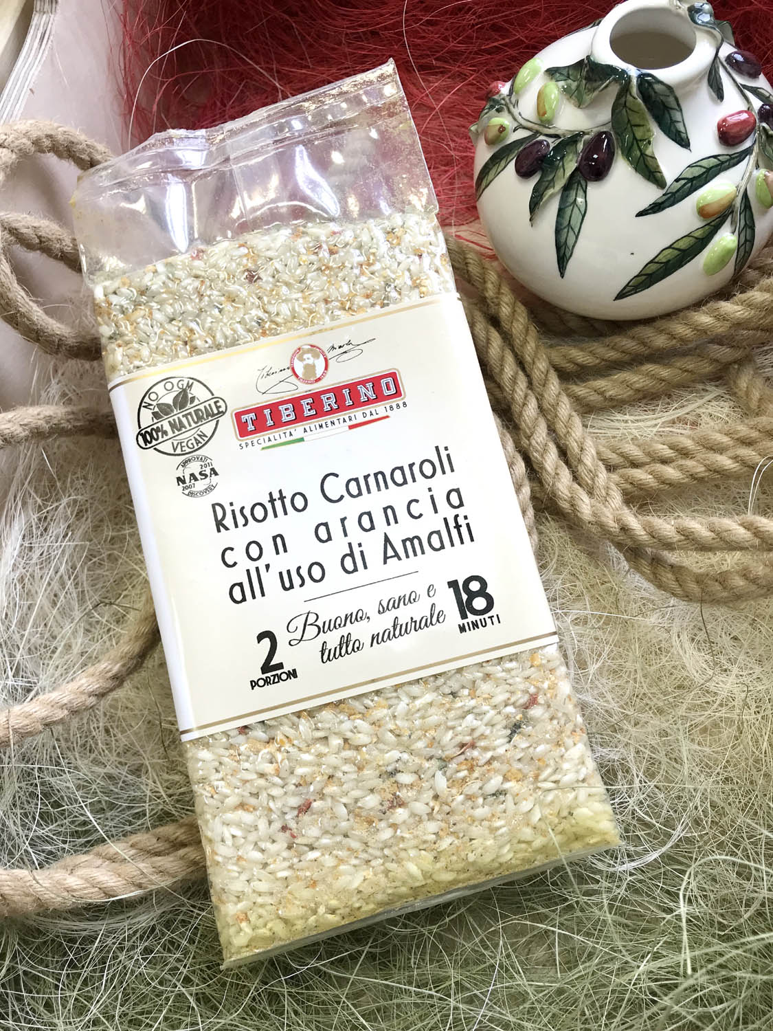 Ризотто «Амальфи» с апельсиновой цедрой