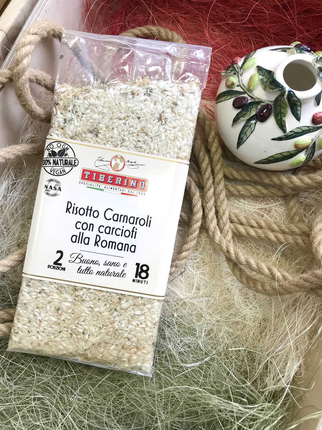 Ризотто с перцем и артишоками