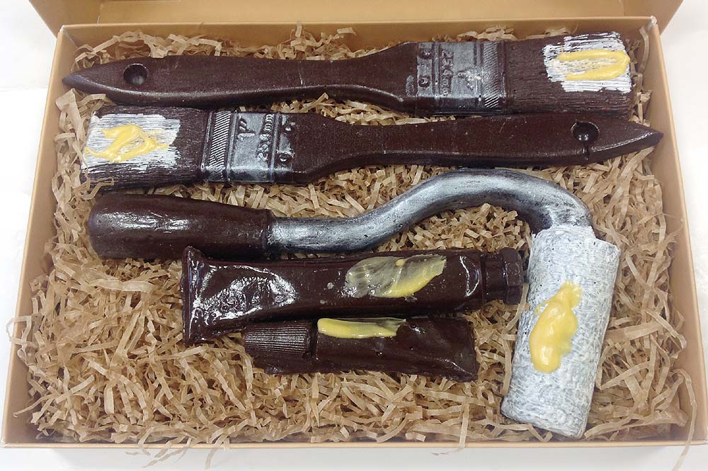 Набор фигурного шоколада "Маляр". Купить интернет-магазине Olivaitalia