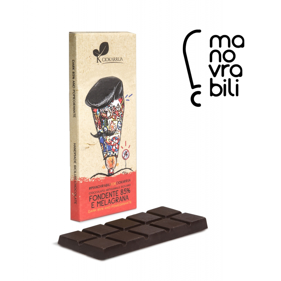 Эксклюзивный шоколад 85% какао с гранатом. Купить интернет-магазине Olivaitalia