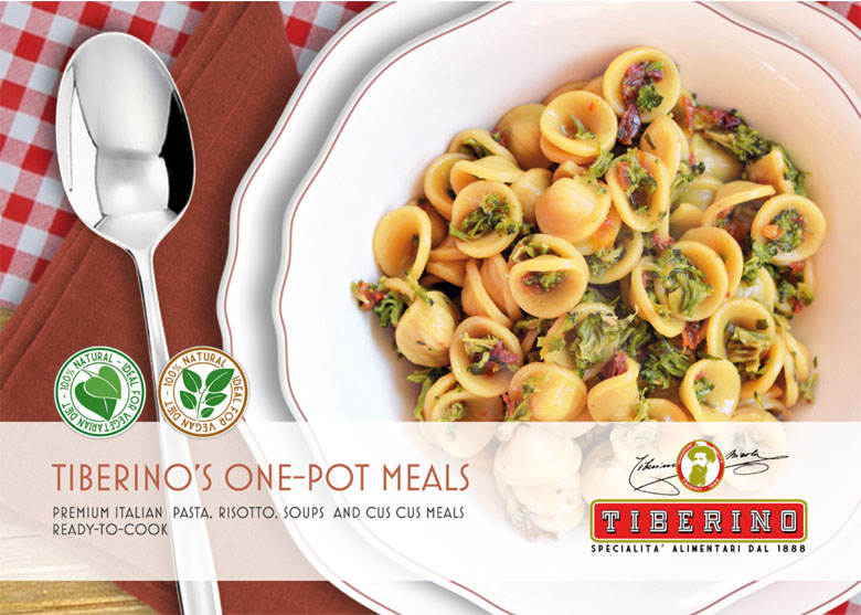 Тиберино / Tiberino - премиальные блюда ready-to-cook на основе макарон, риса, овощей, бобовых