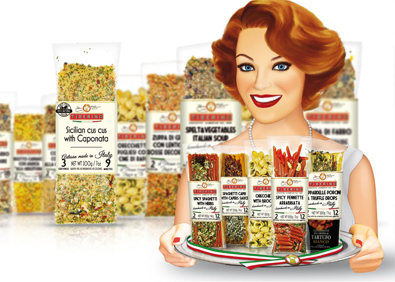 Тиберино / Tiberino - премиальные блюда ready-to-cook на основе макарон, риса, овощей, бобовых