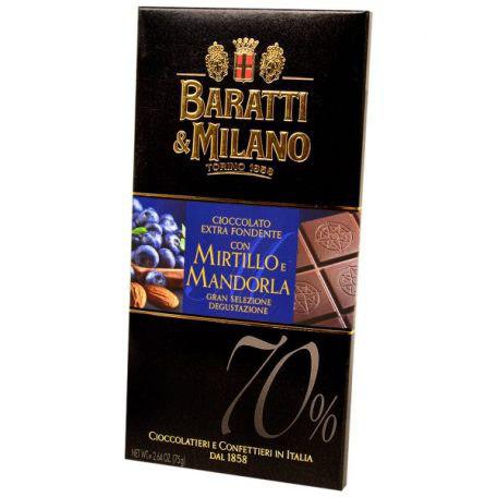 Шоколад Baratti&Milano с голубикой