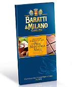 Шоколад молочный с грушей, миндалем и медом