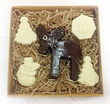 Набор фигурного шоколада "Рождественский олень"