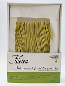 Паста Китарроне с чесноком и петрушкой